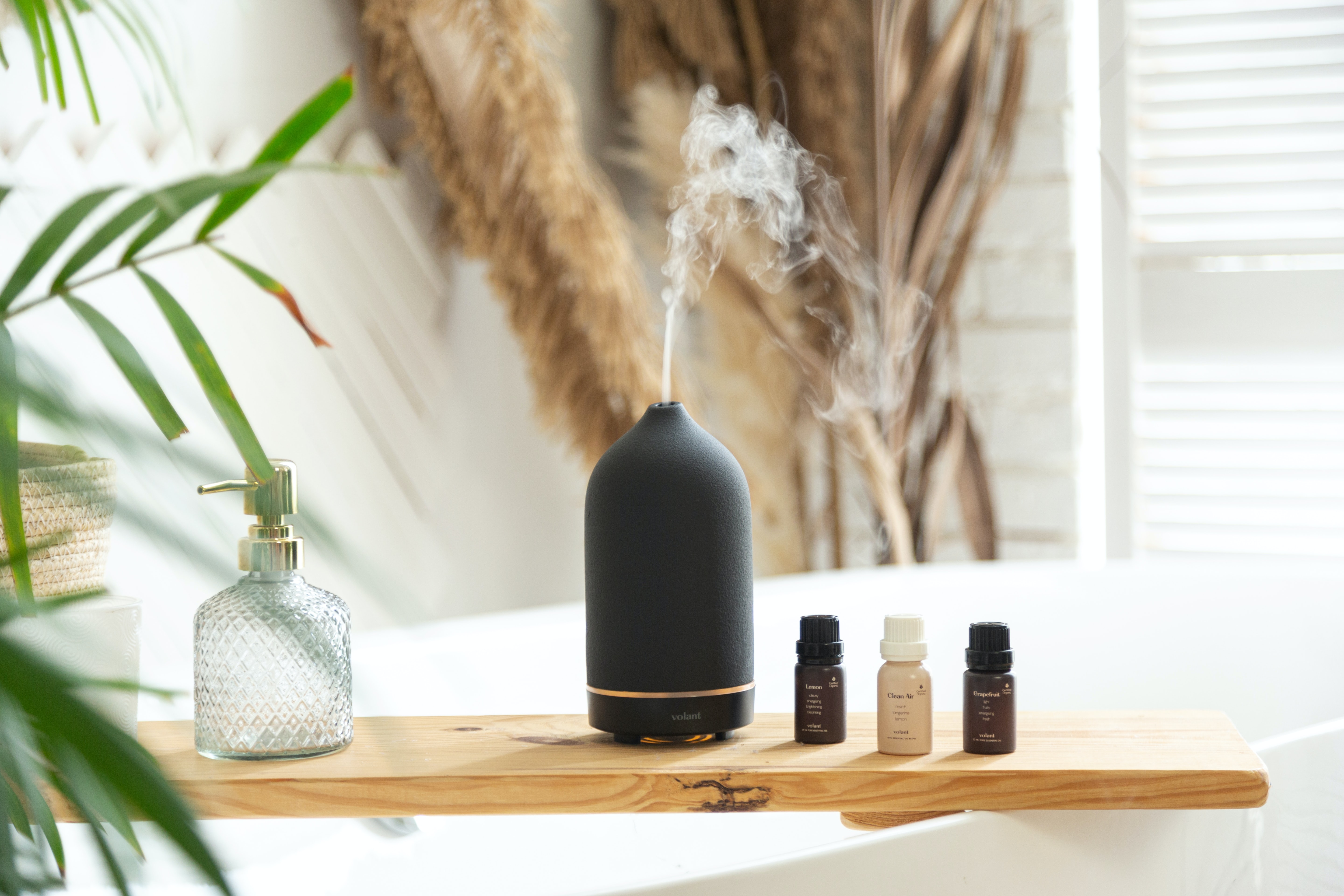 Diffuser with essential oils